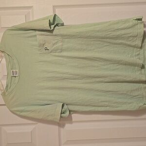 PINK Victoria's Secret Light Green Tee with Pocket